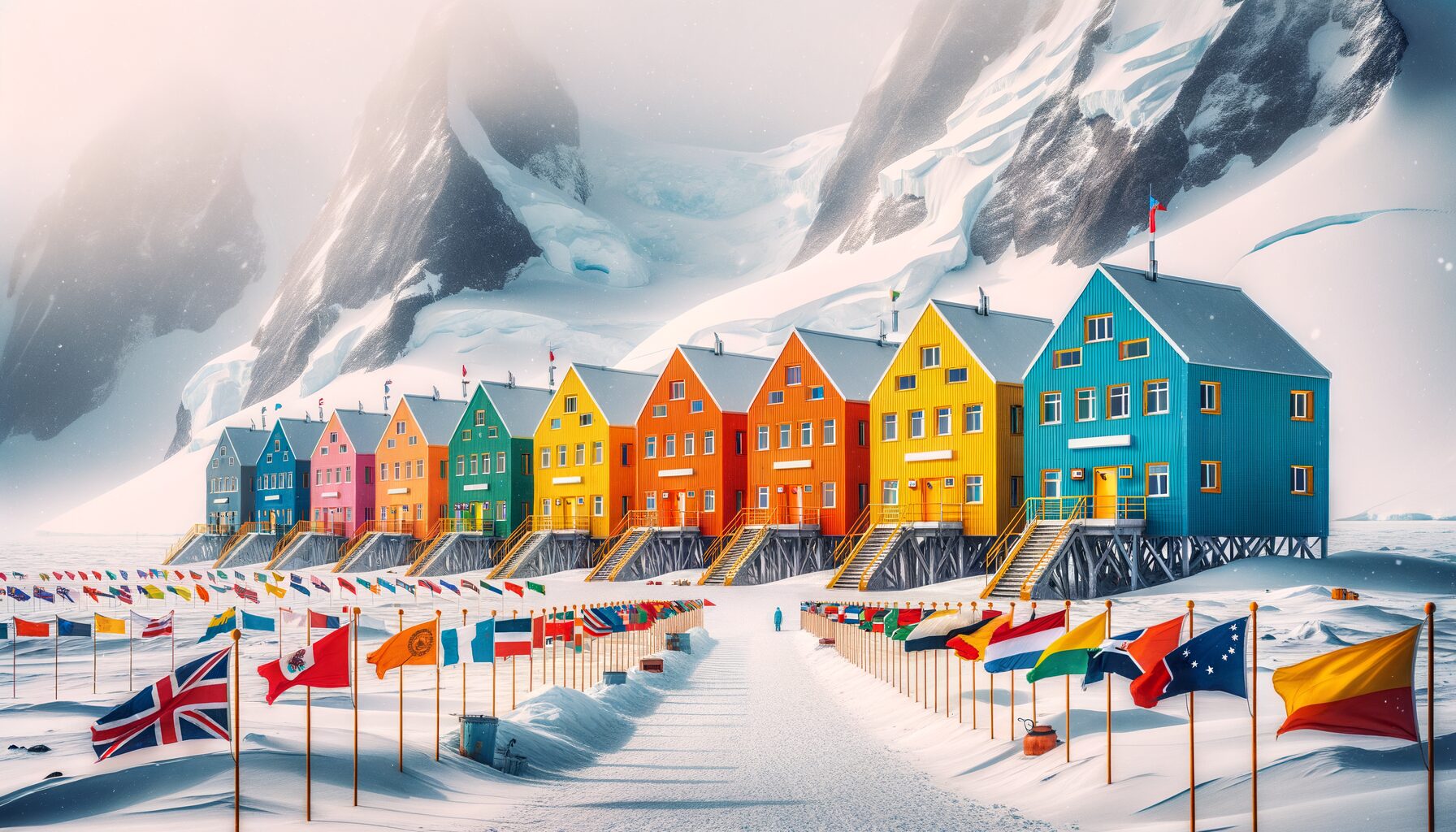 Forschungsstationen in der Antarktis