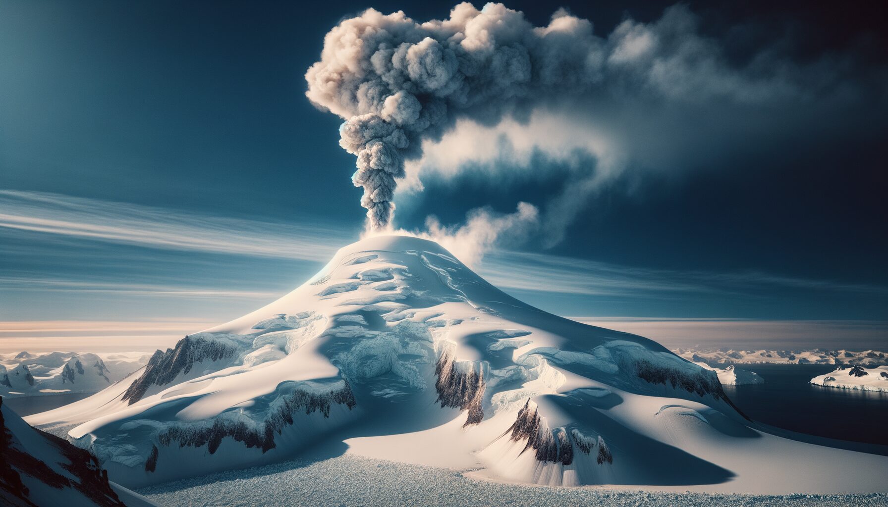 Vulkane der Antarktis — Mount Erebus